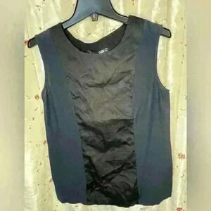 European‎ Culture Black Sleeveless Blouse - NWT - Made in Italy - Size M